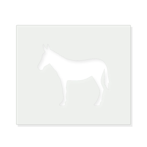 Mule Reusable Mylar Stencil - 10 mil Paint and Craft Stencil
