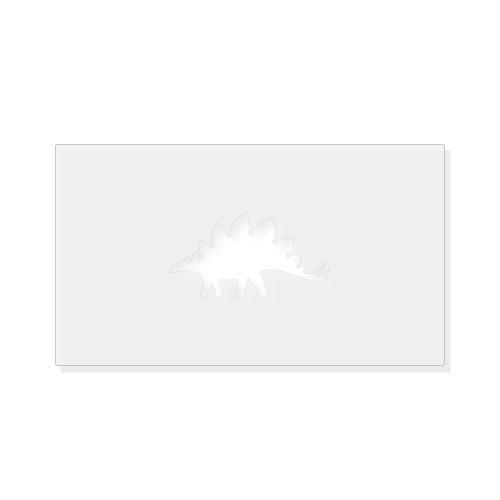 Stegosaurus Reusable Mylar Stencil - 10 mil Paint and Craft Stencil