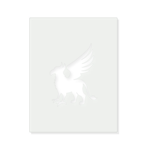 Griffin Reusable Mylar Stencil - 10 mil Paint and Craft Stencil