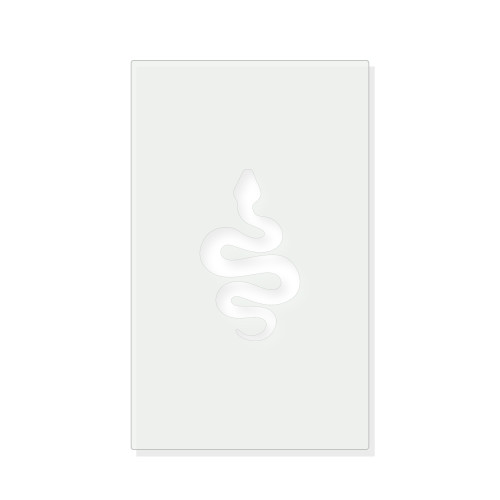Snake Reusable Mylar Stencil - 10 mil Paint and Craft Stencil