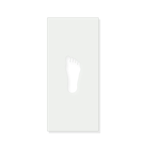 Foot Reusable Mylar Stencil - 10 mil Paint and Craft Stencil