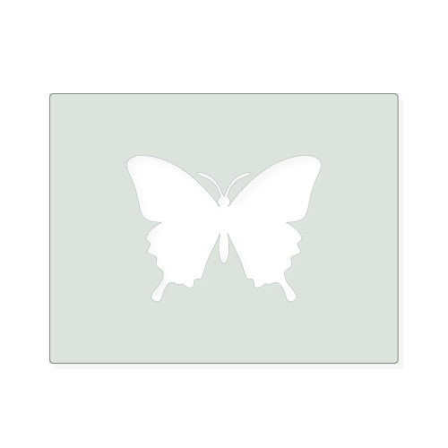 Butterfly 2 Reusable Mylar Stencil, 10 mil Plastic Paint Stencil for Crafts and Decor