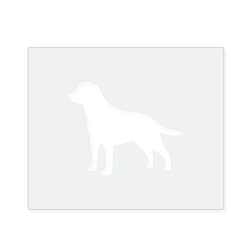 Dog Lab Reusable Mylar Stencil, 10 mil Plastic Paint Stencil for Crafts and Decor