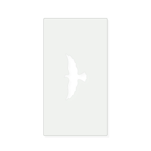 Flying Bird Reusable Mylar Stencil, 10 mil Plastic Paint Stencil for Crafts and Decor