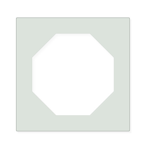 Octagon Reusable Mylar Stencil, 10 mil Plastic Paint Stencil for Crafts and Decor