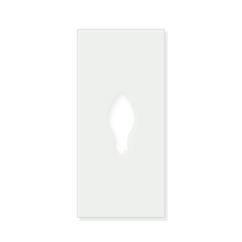 Christmas Light Bulb Reusable Mylar Stencil - 10 mil Paint and Craft Stencil