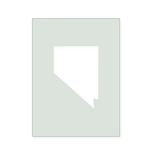 Nevada Reusable Mylar Stencil, 10 mil Plastic Paint Stencil for Crafts and Decor