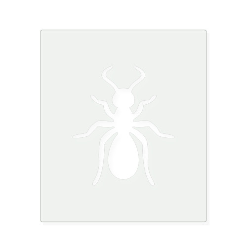 Ant Reusable Mylar Stencil, 10 mil Plastic Paint Stencil for Crafts and Decor