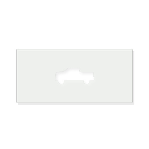 Pickup Truck Reusable Mylar Stencil - 10 mil Paint and Craft Stencil