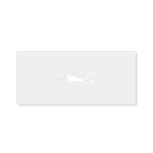 Scuba Diver Reusable Mylar Stencil - 10 mil Paint and Craft Stencil