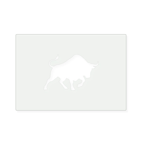 Bull 3 Reusable Mylar Stencil, 10 mil Plastic Paint Stencil for Crafts and Decor