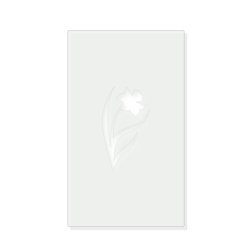 Daffodil Reusable Mylar Stencil - 10 mil Paint and Craft Stencil