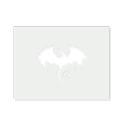 Dragon 2 Reusable Mylar Stencil - 10 mil Paint and Craft Stencil
