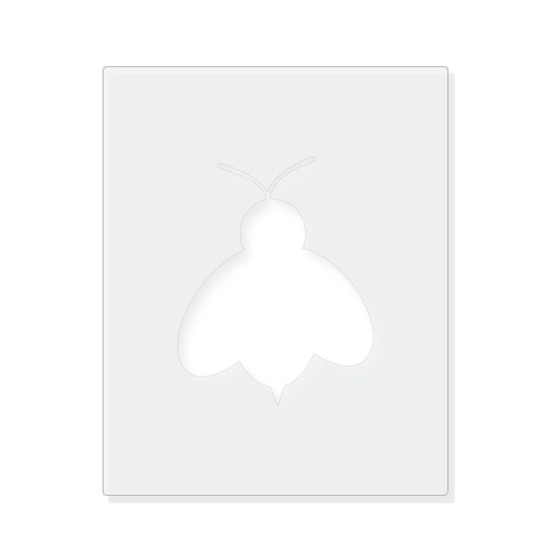 Bee 1 Reusable Mylar Stencil - 10 mil Paint and Craft Stencil