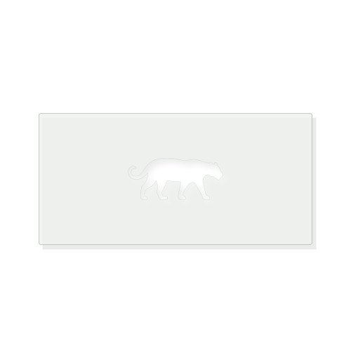 Jaguar Reusable Mylar Stencil - 10 mil Paint and Craft Stencil