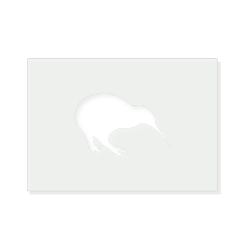 Kiwi Reusable Mylar Stencil - 10 mil Paint and Craft Stencil