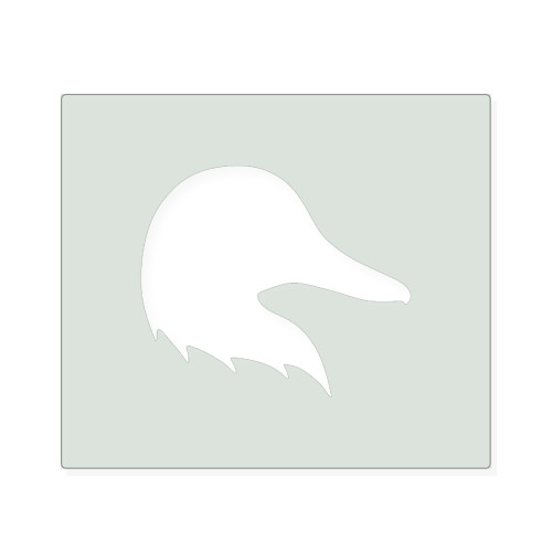 Duck Head Reusable Mylar Stencil, 10 mil Plastic Paint Stencil for Crafts and Decor