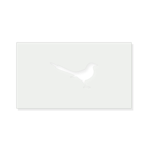 Magpie Reusable Mylar Stencil - 10 mil Paint and Craft Stencil
