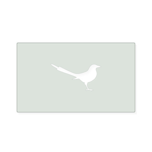 Magpie Reusable Mylar Stencil, 10 mil Plastic Paint Stencil for Crafts and Decor