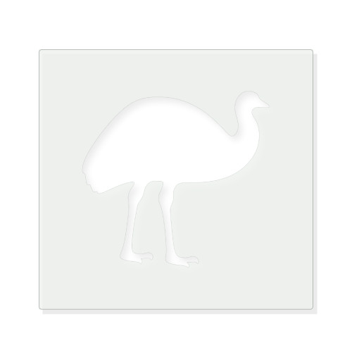 Emu Reusable Mylar Stencil - 10 mil Paint and Craft Stencil