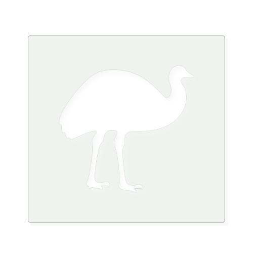 Emu Reusable Mylar Stencil, 10 mil Plastic Paint Stencil for Crafts and Decor