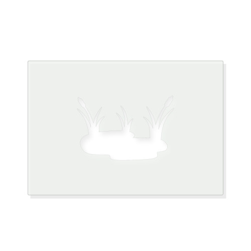 Pond Reusable Mylar Stencil - 10 mil Paint and Craft Stencil