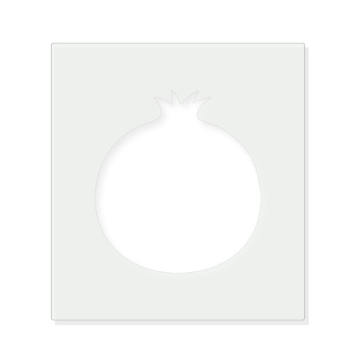Pomegranate Reusable Mylar Stencil - 10 mil Paint and Craft Stencil