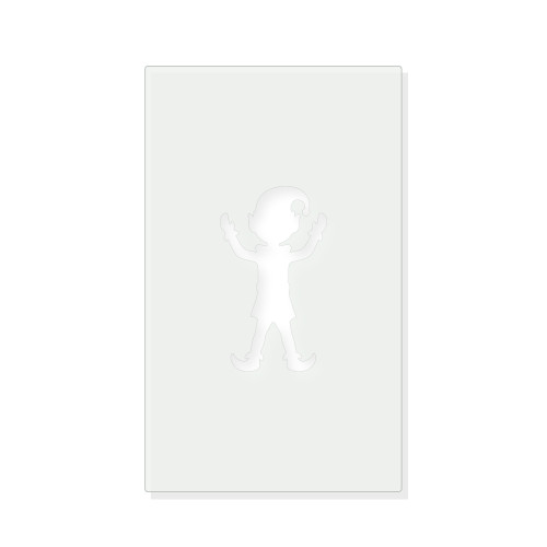 Elf Reusable Mylar Stencil - 10 mil Paint and Craft Stencil