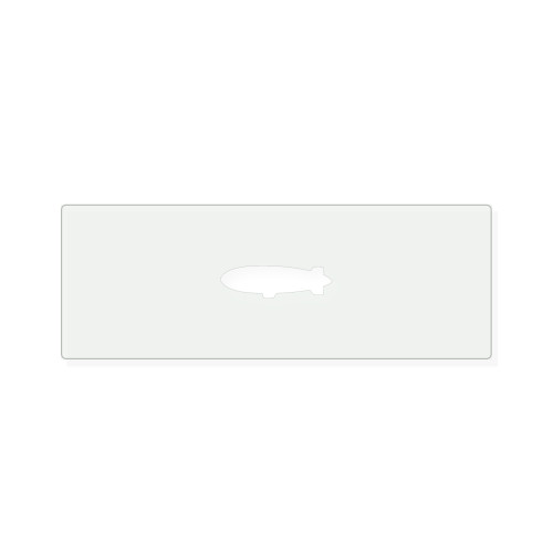 Blimp Reusable Mylar Stencil, 10 mil Plastic Paint Stencil for Crafts and Decor