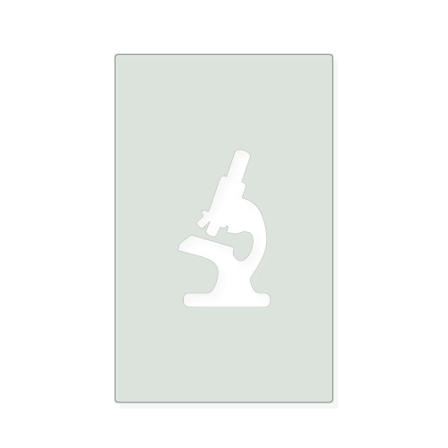 Microscope Reusable Mylar Stencil, 10 mil Plastic Paint Stencil for Crafts and Decor