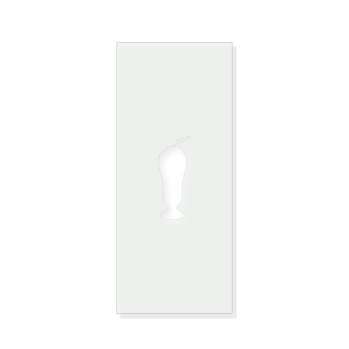 Milkshake Reusable Mylar Stencil - 10 mil Paint and Craft Stencil