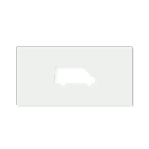 Van Reusable Mylar Stencil - 10 mil Paint and Craft Stencil