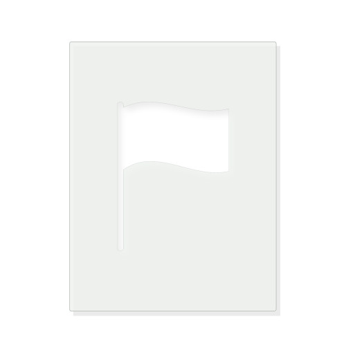 Flag Reusable Mylar Stencil - 10 mil Paint and Craft Stencil