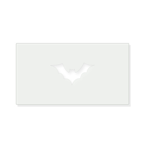Bat 3 Reusable Mylar Stencil - 10 mil Paint and Craft Stencil