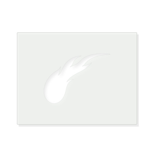 Comet Reusable Mylar Stencil - 10 mil Paint and Craft Stencil