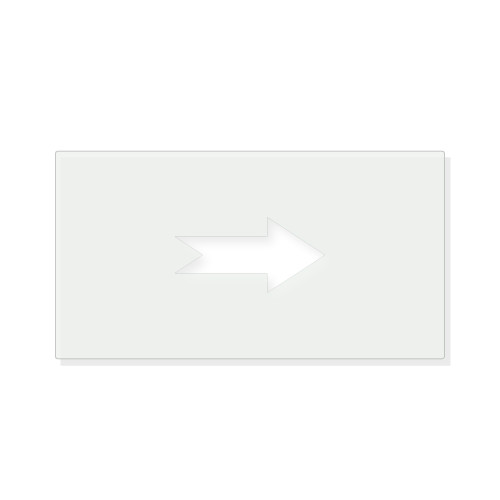 Arrow 3 Reusable Mylar Stencil - 10 mil Paint and Craft Stencil