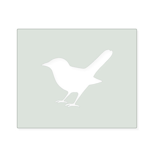Nightingale Reusable Mylar Stencil, 10 mil Plastic Paint Stencil for Crafts and Decor