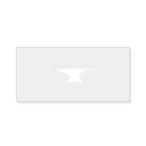 Anvil Reusable Mylar Stencil - 10 mil Paint and Craft Stencil