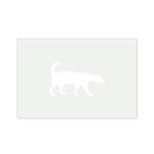 Honey Badger Reusable Mylar Stencil, 10 mil Plastic Paint Stencil for Crafts and Decor