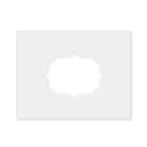 Bracket Frame Reusable Mylar Stencil - 10 mil Paint and Craft Stencil
