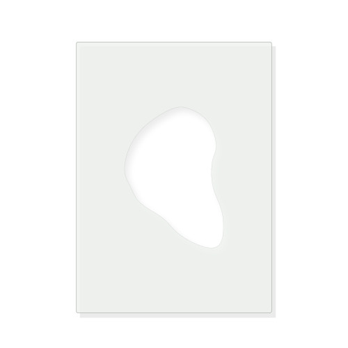 Elephant Ear Reusable Mylar Stencil - 10 mil Paint and Craft Stencil