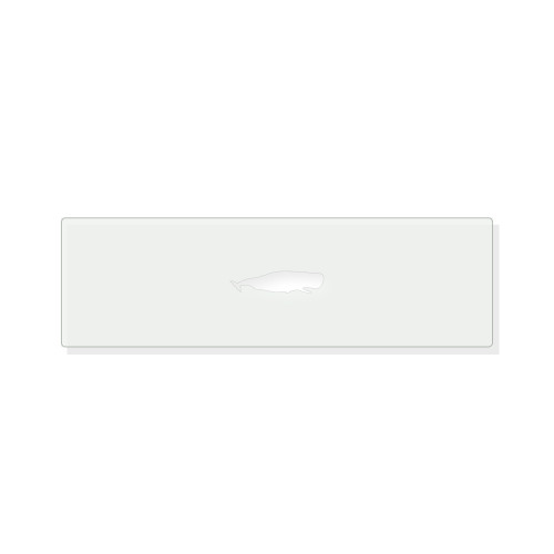 Whale 2 Reusable Mylar Stencil - 10 mil Paint and Craft Stencil