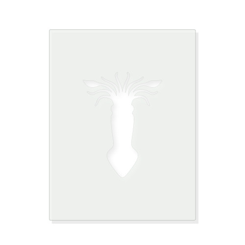 Squid Reusable Mylar Stencil - 10 mil Paint and Craft Stencil