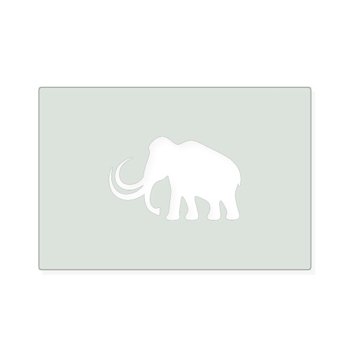 Mammoth Reusable Mylar Stencil, 10 mil Plastic Paint Stencil for Crafts and Decor