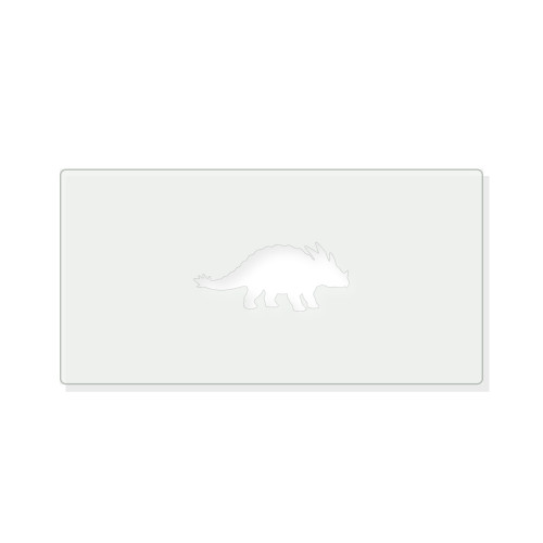 Ankylosaurus Reusable Mylar Stencil - 10 mil Paint and Craft Stencil