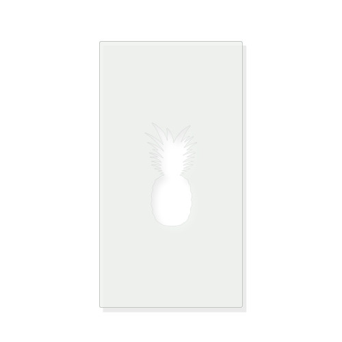Pineapple Reusable Mylar Stencil - 10 mil Paint and Craft Stencil