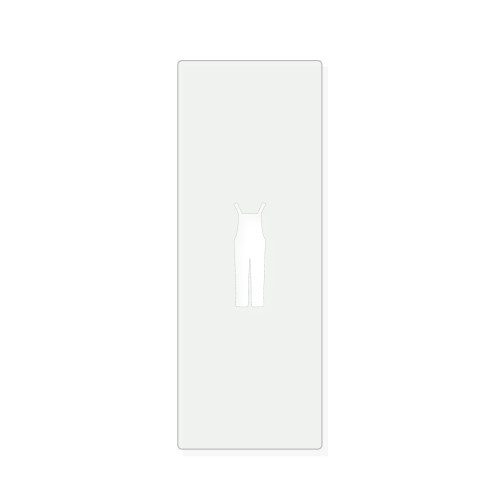 Overalls Reusable Mylar Stencil, 10 mil Plastic Paint Stencil for Crafts and Decor