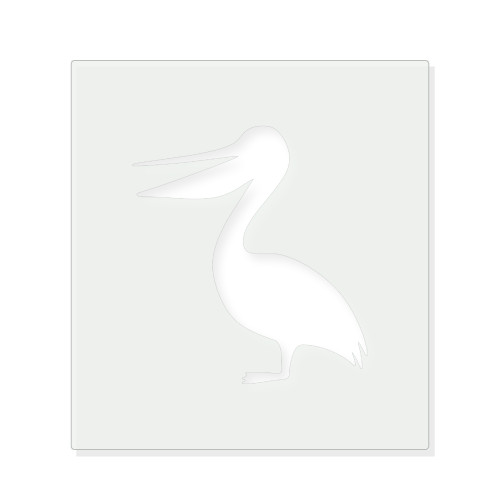 Pelican Reusable Mylar Stencil - 10 mil Paint and Craft Stencil