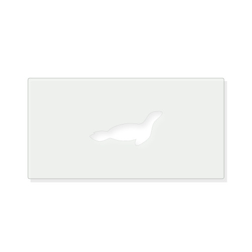 Seal Reusable Mylar Stencil - 10 mil Paint and Craft Stencil