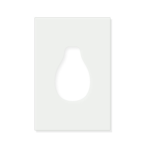 Papaya Reusable Mylar Stencil - 10 mil Paint and Craft Stencil